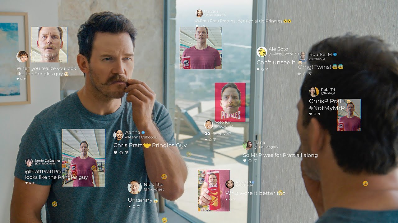 Pringles e Chris Pratt al Super Bowl 2024: La Forza dell’Ironia e del Branding Visivo
