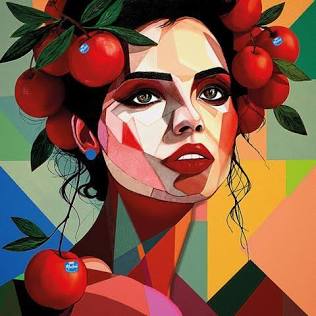 L'opera vincitrice del contest Marlene che fonde illustrazione e brand identity. Fuente: Fruitnet