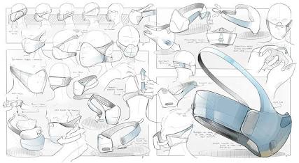 Lo studio di prototipazione e progettazione grafica di nuovi concetti di brand. Fuente: Concepts App