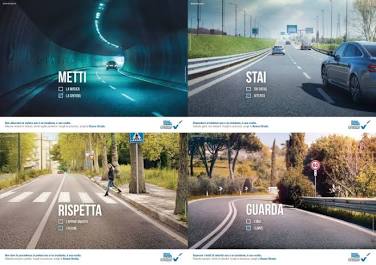 Campagne istituzionali: quando l'impatto visivo deve spingere all'azione. Fuente: Ministero delle infrastrutture e dei trasporti