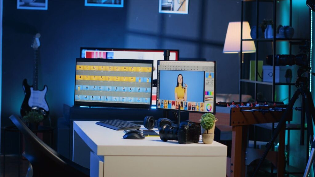 L'intelligenza artificiale si integra come un potente alleato nel flusso di lavoro dei professionisti del design e del montaggio video. Fuente: Dragos Condrea / Getty Images